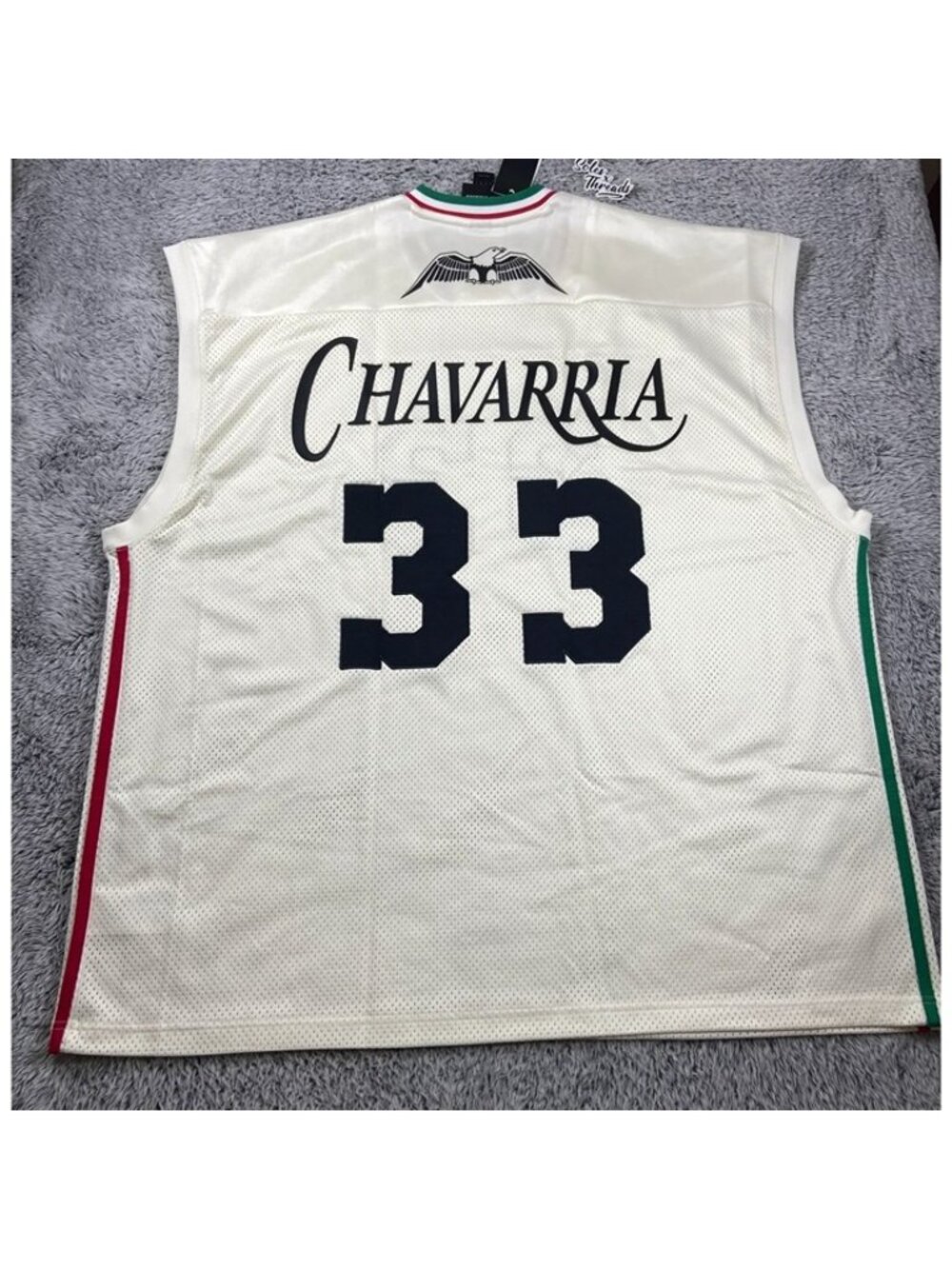 Adidas x Willy Chavarria Basketball Jersey Size Large Men Off-White JV6410 - Picture 2 of 10